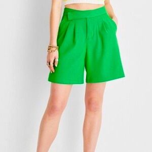 Green Women's Shorts